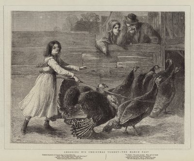 Choisir sa dinde de Noël, le défilé - Samuel Edmund Waller